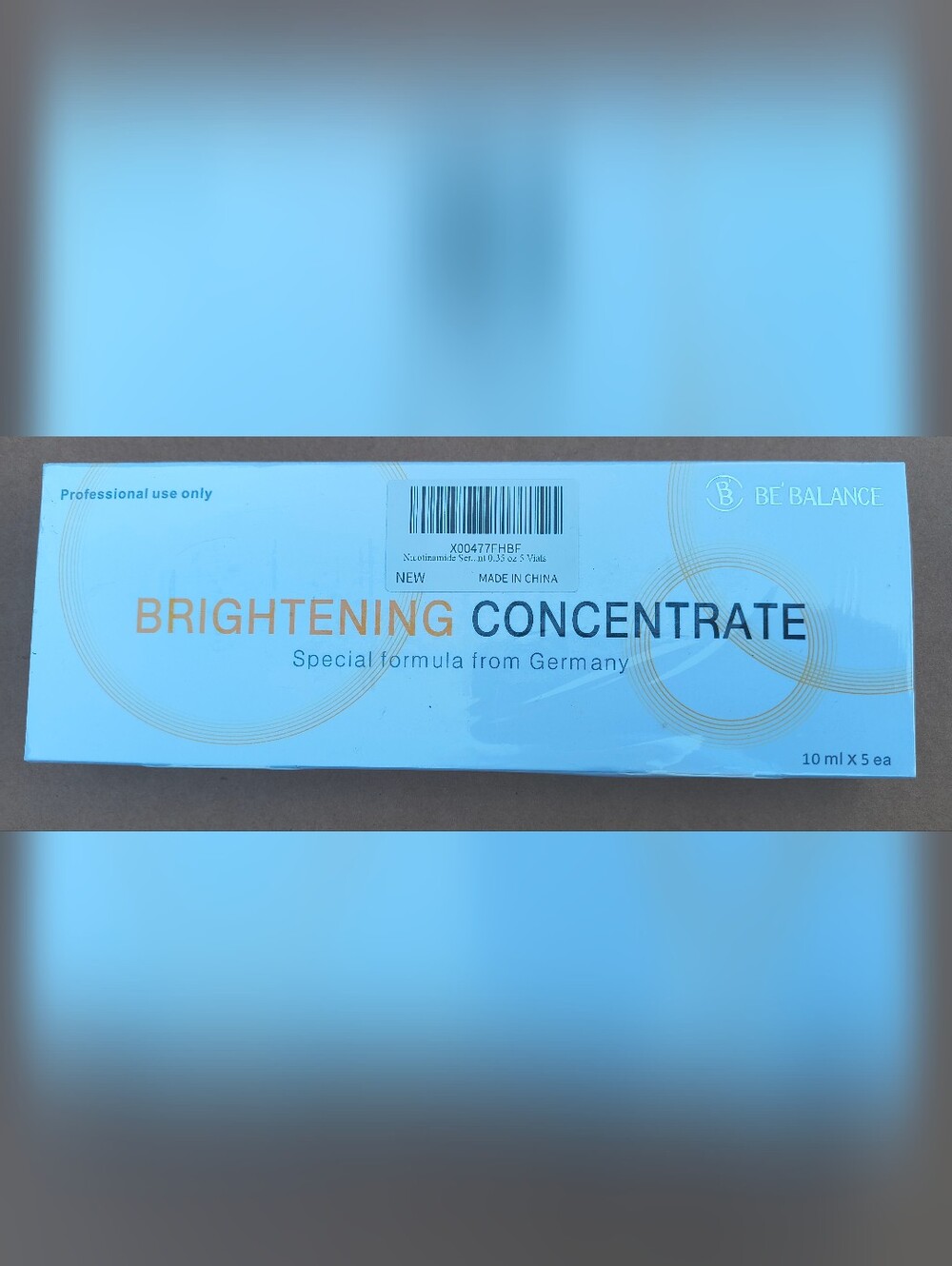 BE' BALANCE Brightening Concentrate - 5 Ampules Pack